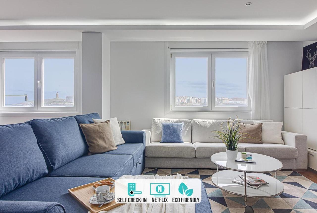Riazor Ocean View Apartment A Coruña Kültér fotó